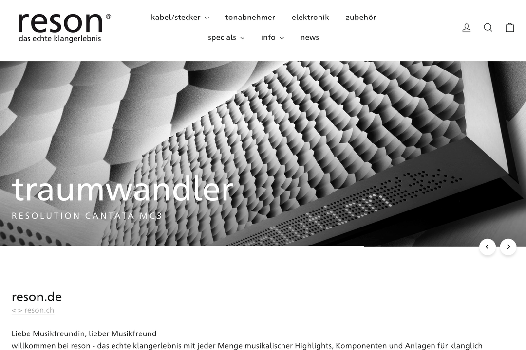 reson.de – new pages